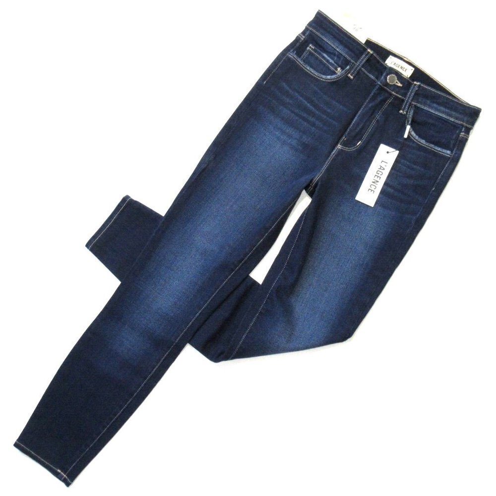 NWT L'Agence Margot in Orlando High Rise Skinny Stretch Jeans 25 $245